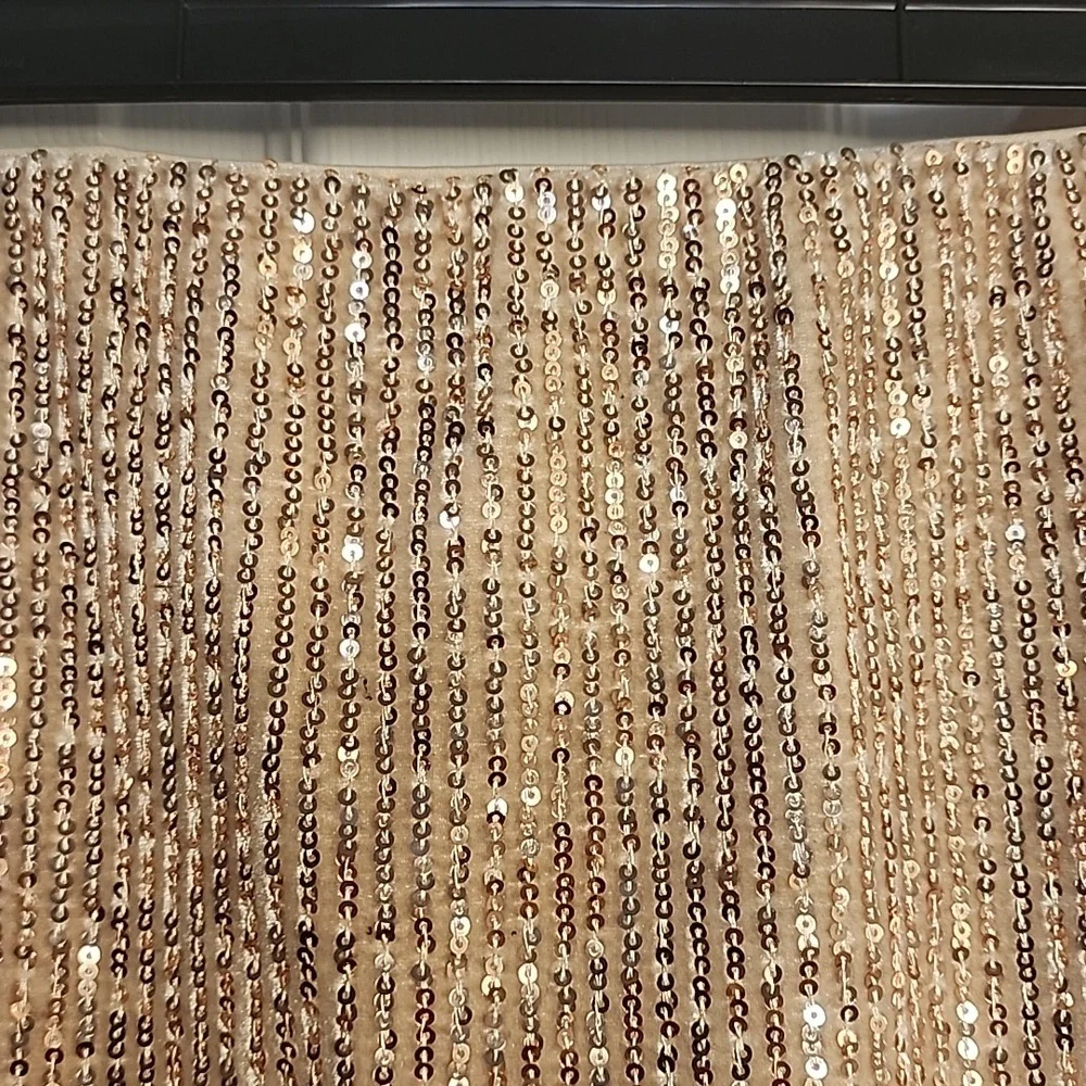 MESSINI XL Sequin Gold Skirt - Picture 2 of 7